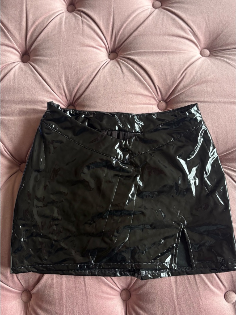 SHEIN Faux Leather Skirt